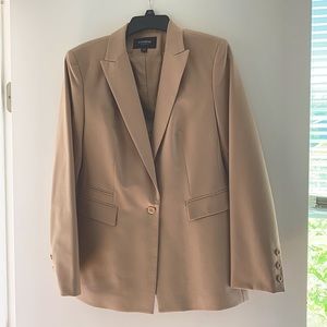 Express Beige Stretch Blazer - Size 9/10